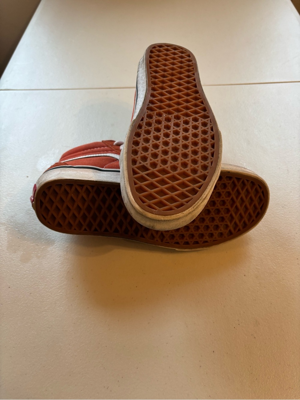 Vans Sk8-Hi Suede High-Top Sneakers in Rust - Picture 6 of 6
